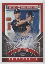 2015 Panini Elite Extra Edition Prospects Auto Carl Wise #123 Auto 0c2