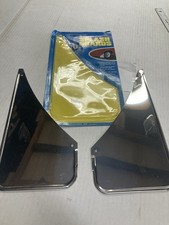 Vtg Set Of 2 Custom Ind. Stainless Steel Splash Guards 13 X 6 12frtrear