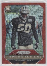 2015 Panini Prizm Rookies Red Mojo Prizm 99/99 Stephone Anthony #286 a8x