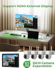 Solar Camera Outdoor Wireless with 10" Monitor 4MP Home Security Camera System — photo 8