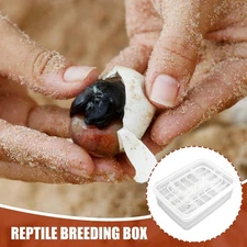Reptiles Egg Incubator Lizard Eggs Hatcher Box 16 Grids Clear Breeding Tools 