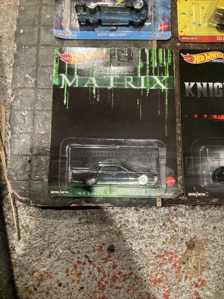 Mattel Hot Wheels PREMIUM The Matrix 1964 Lincoln Continental / упаковка 4 шт. - Изображение 2 из 4