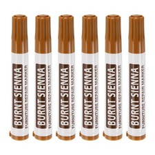Marqueurs pour meubles, 6 bâtons de remplissage sienne brûlée