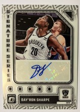 2023-24 Donruss Optic Signature Series Auto Day'Ron Sharpe Autograph SS-DSP Nets