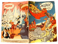 original MOSAIK Hannes Hegen Nr. 12 Dig Dag und Digedag und Zirkus-Premiere 1957