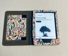 Amazon Kindle 5th Gen eReader WiFi 6 Bundle MoKo Floral Case Tested