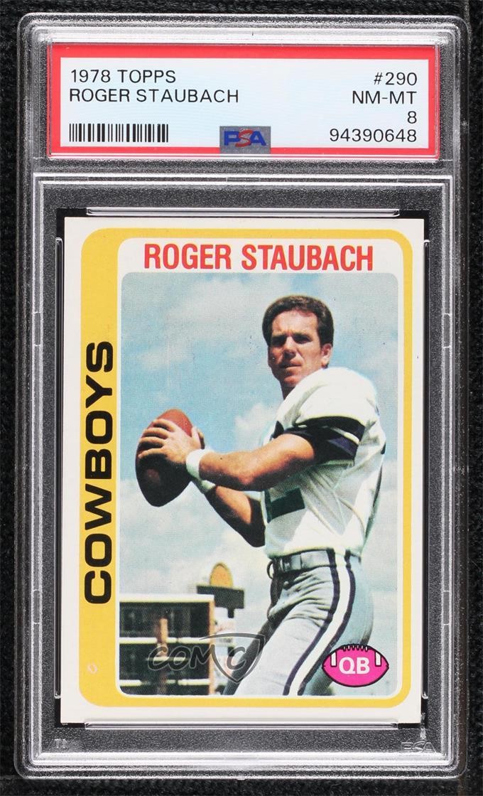 1978 Topps Roger Staubach #290 PSA 8 HOF 0o8c