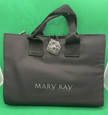 New Mary Kay Brush Collection Set Organizer Travel Bag With 5 Full Size Brushes