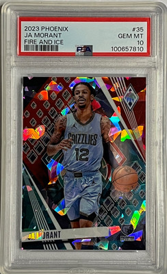 2023 Phoenix #35 Fire & Ice /25 Ja Morant POP 2 PSA 10