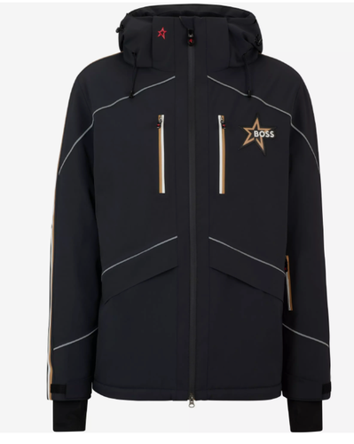 CHAQUETA DE ESQUÍ TÉCNICA BOSS PERFECT MOMENT PARA HOMBRE NEGRA PRECIO DE VENTA SUGERIDO POR EL FABRICANTE £1295 NUEVA #A10 - Imagen 1 de 13