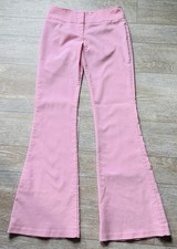 Cleveland Street Bubblegum Pink Flare Pants Y2K Low Rise Made In USA Juniors 9