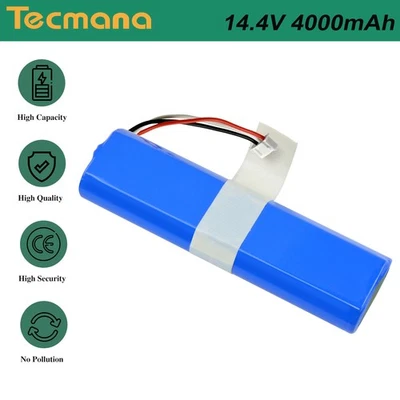TECMANA 14.4V 4Ah Li-ion Akku für Ecovacs Deebot N8 S01-LI-148-3200 Ozmo 900 901 905 920