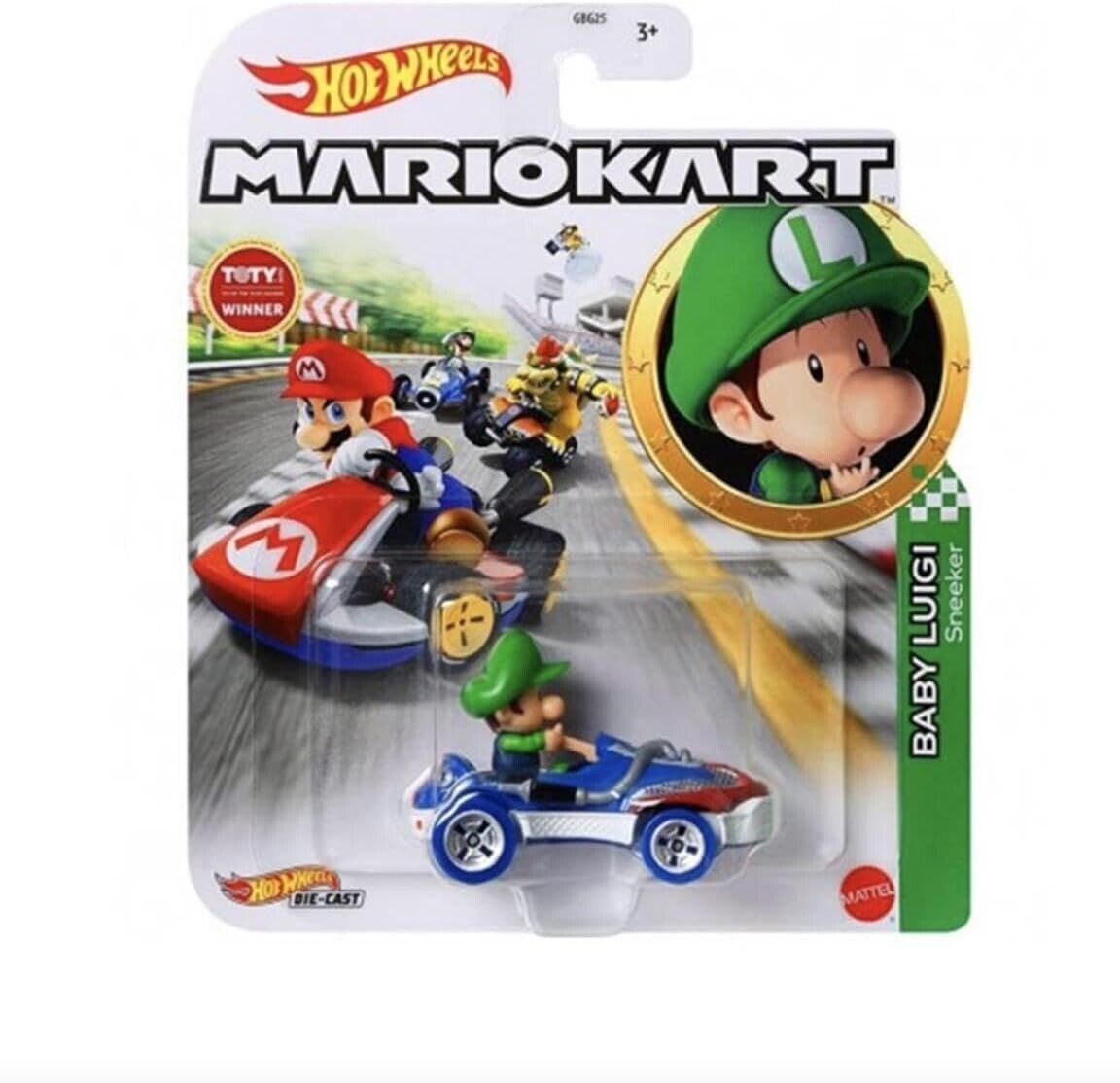Hot Wheels - Mario Kart - Die-cast - Baby Luigi