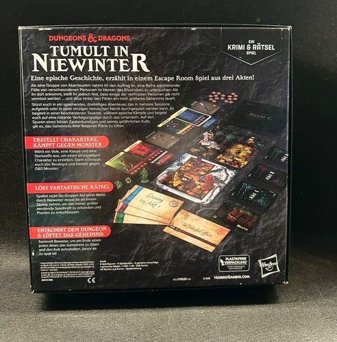 Dungeons und Dragons: Tumult in Niewinter, Brettspiel Dreiteiliges Escape Room - Bild 4 von 4