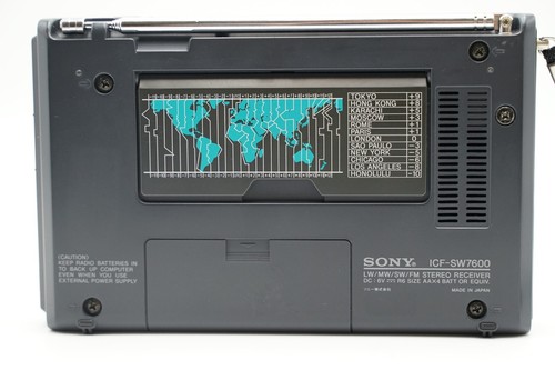 Sony ICF-SW7600 Stereofoniczny odbiornik PLL Syntetyzowany - Zdjęcie 6 z 7