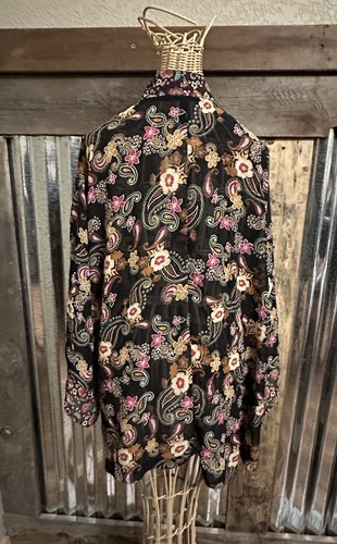 Pure Energy Women’s Floral Lightweight Cardigan Open Kimono Cottagecore Romance - Picture 5 of 15