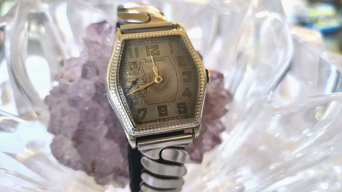 Rare ILLINOIS Art Deco 1927 Special Model B 14k RGF 15 Jewels Rare ILLINOIS Art Deco 1927 Special Model B 14k RGF 15 Jewels