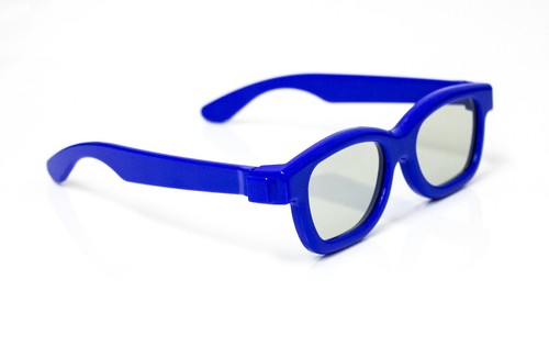 PRECORN 3D Brille für Kinder Universale passive 3D-Kinderbrille in blau - Bild 3 von 5