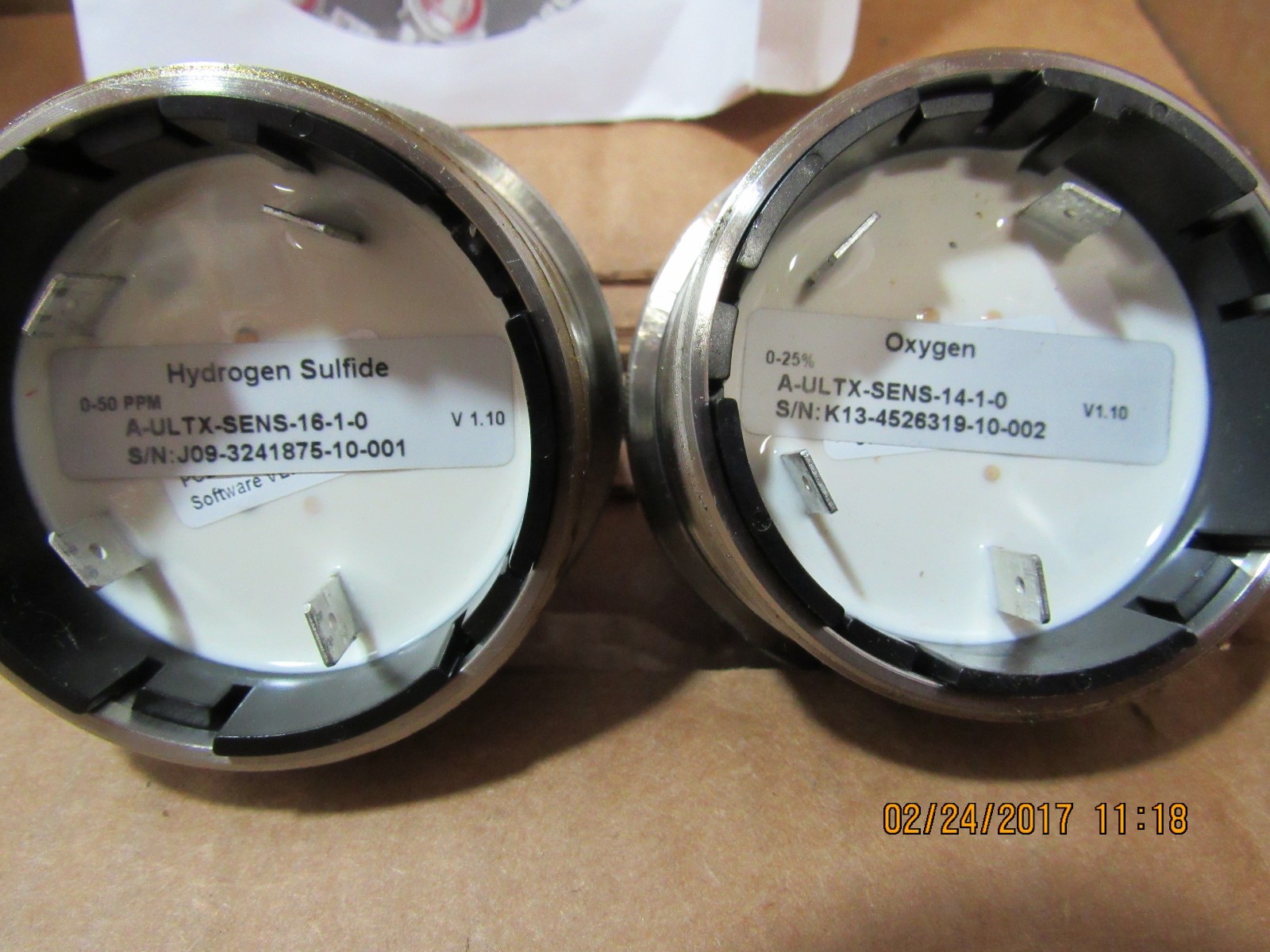 MSA ULTIMA X REMOTE SENSOR A-ULTX SENS-16-1-0-HYDROGEN SULFIDE & OXYGEN ...