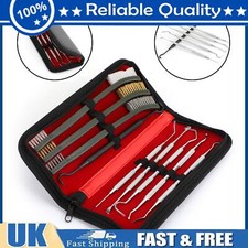 Gun Cleaning Kit For Rifle Pistol Handgun Shotgun 9X Cleaning Set Gun Brush UK *