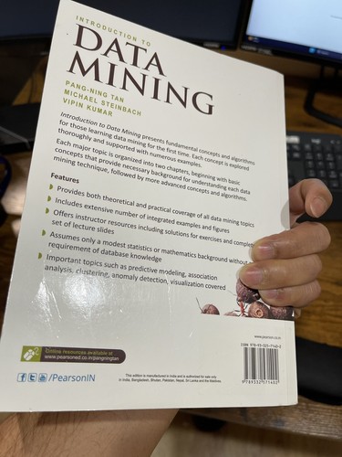 Introduction to Data Mining by Tan Steinbach Kumar 2016 Pearson pb - 第 3/3 張圖片