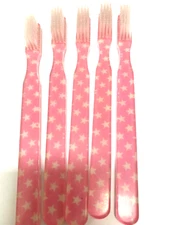 5-PACK FUN Vintage NEW Designer Toothbrush  By Alan Stuart New York