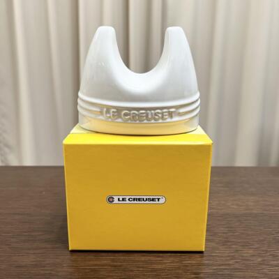 NEW Le Creuset Lid Stand White As a stand for various tools F/S | eBay