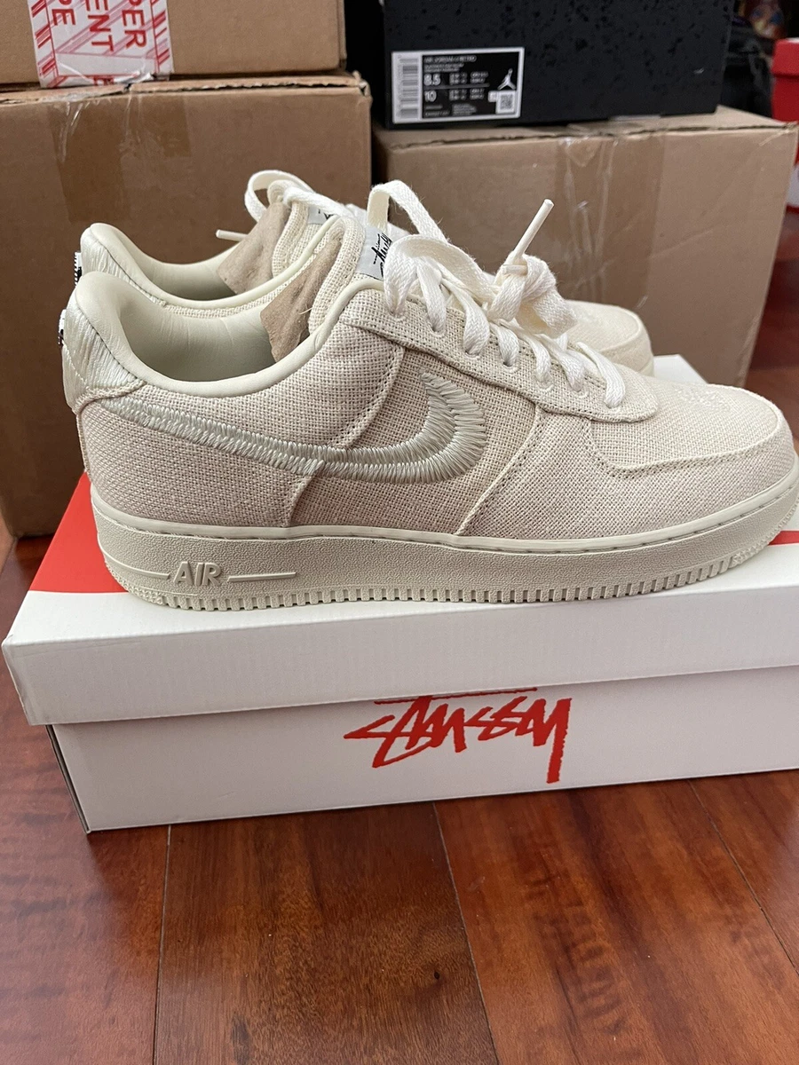 Nike Air Force 1 Low x Stussy Fossil for sale | eBay