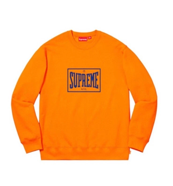 Sweat shirt d'échauffement orange suprême taille Meduim / taille M / homme / orange
