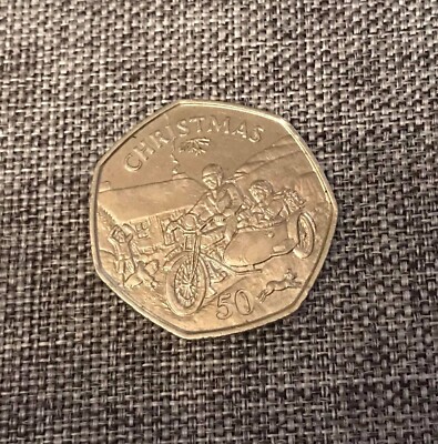 Rare 1988 Isle of Man Christmas Coin Motorbike & Sidecar | eBay UK