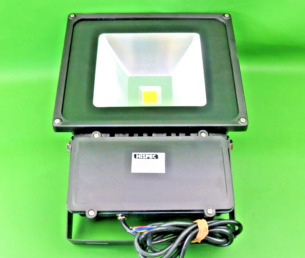 Hispec 70W mini flood light HSFLED70 non dimmable ip65 6300 lumens 6400k (M897)