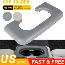 For 1999~2010 Ford F250 F350 F450 Super Duty Center Console Cup Holder Pad Gray