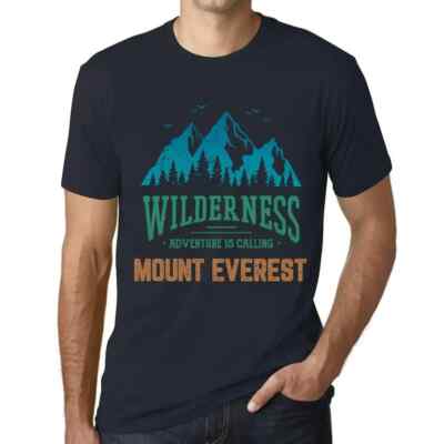 Herren Grafik T-Shirt Die Wildnis das Abenteuer ruft den Mount Everest