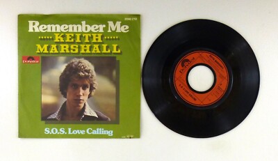 7'' Single Vinyl - Keith Marshall   Remember Me - S11960 K35