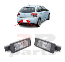 Für Citroen C3 10-16, DS5 12-15 Hintere Nummernschild Lampe Links und Rechts 2X