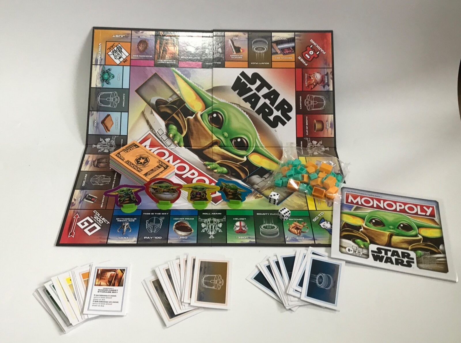 Monopoly By Hasbro : Star Wars The Mandalorian The Child Edition Board Game