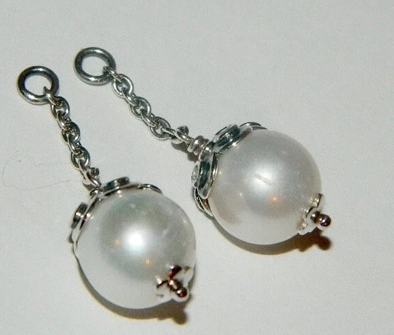 PANDORA | CLASSIC BEAUTY WHITE PEARL CZ EARRINGS ✪NEW✪ 290611P RETIRED RARE ALE - Image 3 of 4