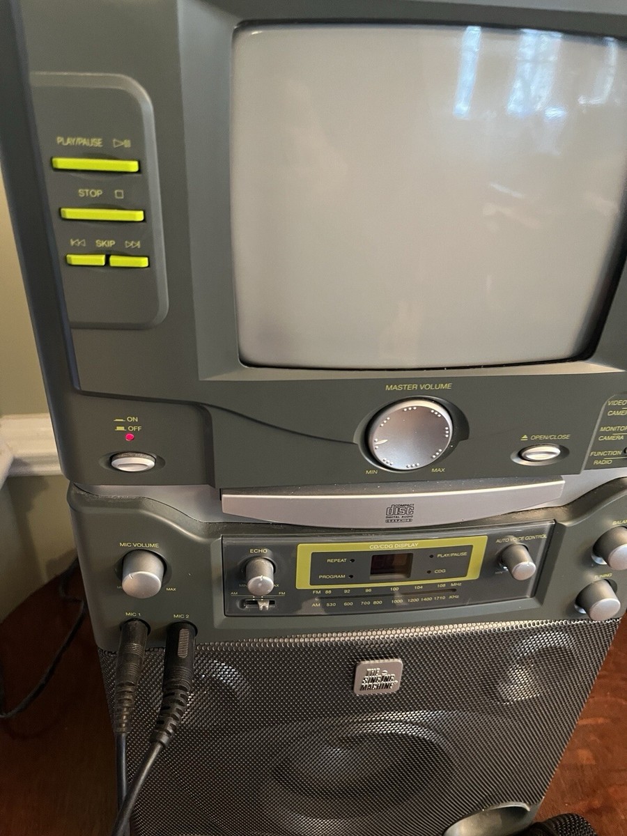 KaraokeVision The Singing Vision Model STVG-710 and 2 Microphones