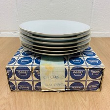 Vintage Thomas Germany Salad Dessert Plates White with Gold Trim Original Box