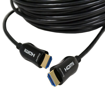 8k FIBER OPTIC HDMI CABLE 60ft 48G/60HZ Ultra HD Super High-Speed