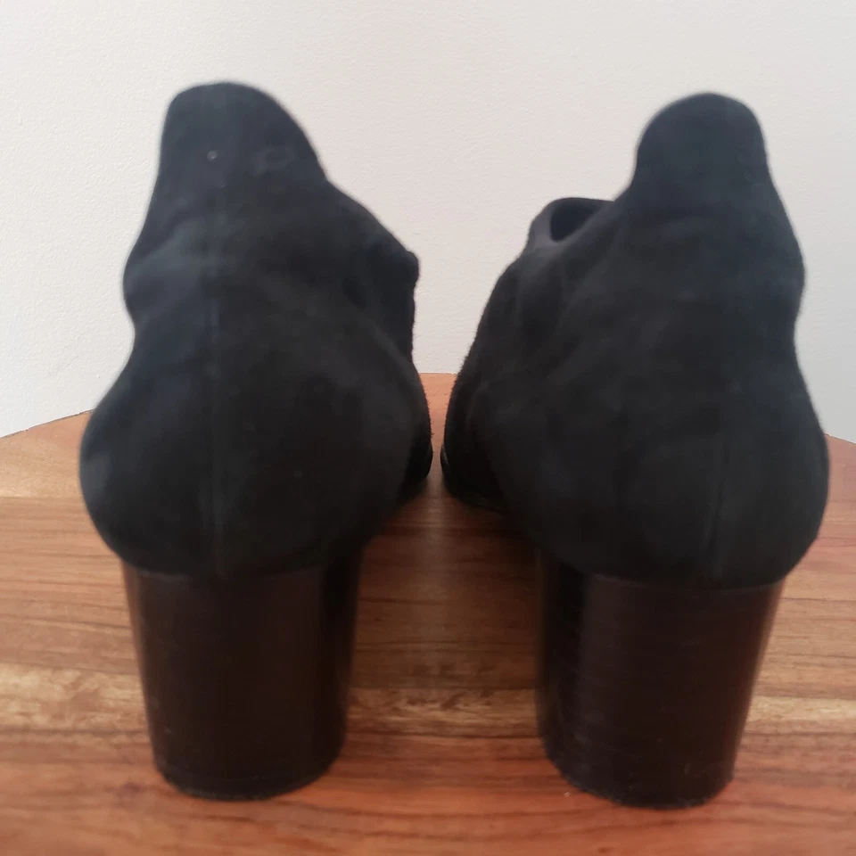 Ros Hommerson Mujer Gamuza Cuero Botines Zapatos Talla 8 Gótico Bruja Grunge Foto 4 de 4