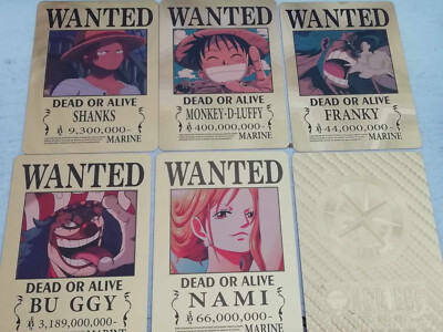 ONE PIECE (Monkey D. Luffy Serie) Single Gold Foil Karte - Wählen Sie Ihren Favoriten