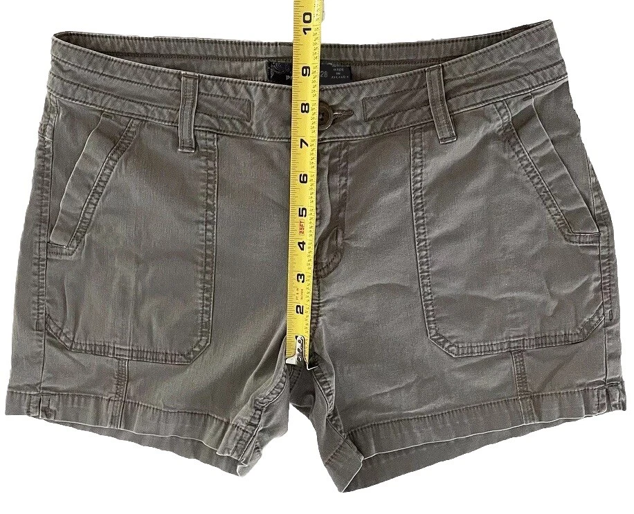 prana elle outdoors hike organic cotton shorts