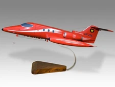 Gates Learjet 24D Manuel Tienda Leon Desk Wood Airplane Model Large Scale 1/32