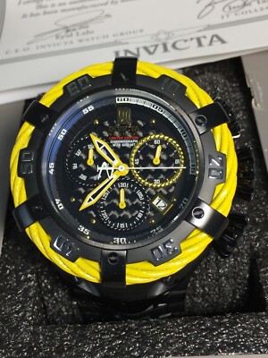 INVICTA 22179 Reserve 58mm Yellow /Black JT Jason Taylor Limited