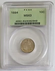 1884 PCGS MS63 Seated Liberty Dime