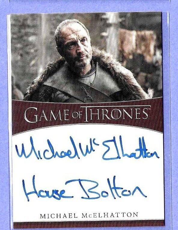 マイケル・マケルハットン【GAME of THRONES】 2021 Game Of Thrones Michael McElhatton Auto #2 | eBay