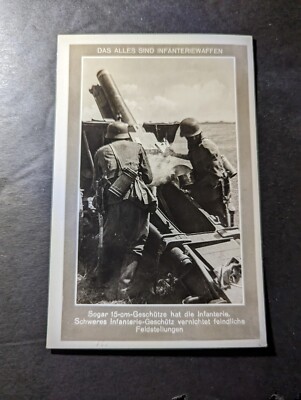Mint Germany Military PPC Postcard Infantry Weapons 15cm Artillery | eBay