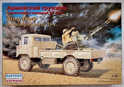 Eastern Express 35132 Army Truck w/antiaircraft gun ZU-2 1:35 Neu