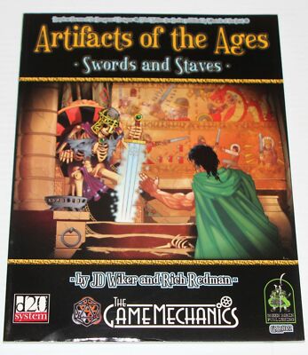 Green Ronin - Artifacts of the Ages Swords & Staves 2003 d20 3.0 D&D SC RPG Book